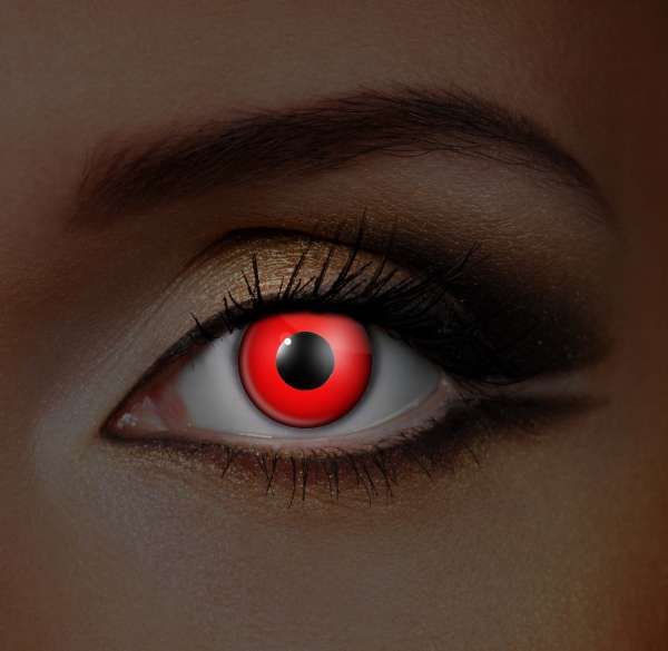 ligegyldighed købe landing i-Glow Red UV Contact Lenses - Glow In The Dark Contacts