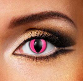 Pink Cat Contact Lenses (Pair)