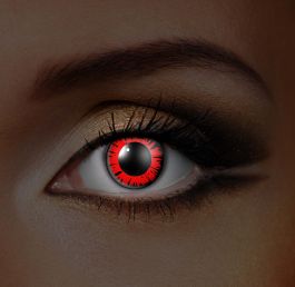 i-Glow Dolly Eye Red UV Contact Lenses (Pair)