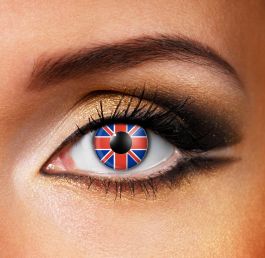 Union Jack Flag Contact Lenses (England)