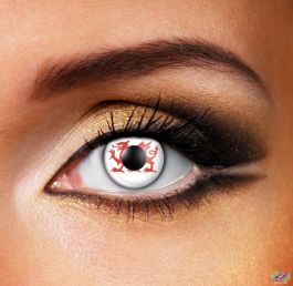 Welsh Flag Contact Lenses (Pair)