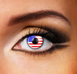 United States Flag Contact Lenses (USA) 