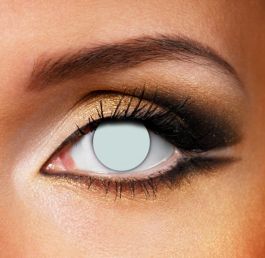 Blind White Contact Lenses (Choose Lifespan)