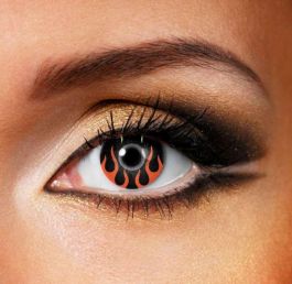 Hells Flame Contact Lenses (Pair)
