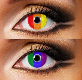 Pride Flag Contact Lenses (Rainbow)