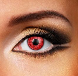 Red Web Contact Lenses (Pair)