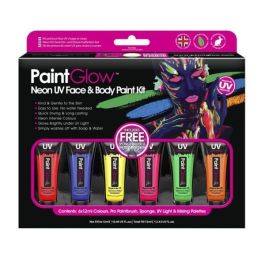 PaintGlow Neon UV Face & Body Paint Kit