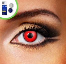 Red Contact Lenses (Inc Solution & Case)