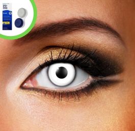 White Out Contact lenses (Inc Solution & Case)