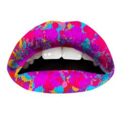 Violent Lips Temporary Paint Splatter Lip Tattoo