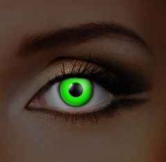 i-Glow Green UV Contact Lenses