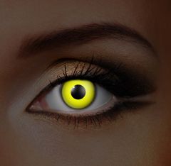 i-Glow Yellow UV Contact Lenses