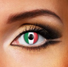 Italy Flag Contact Lenses