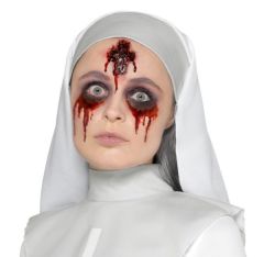 Smiffys Realistic Latex The Nun Cross Wound