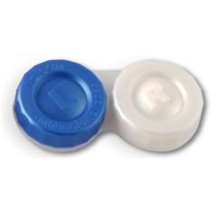 Metallic Blue contact lens case