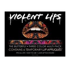 Violent Lips Temporary Butterfly Lip Tattoo