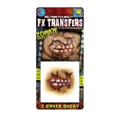 Tinsley Zombie Cheek Decay 3D FX Transfer packaging - FXTS-700